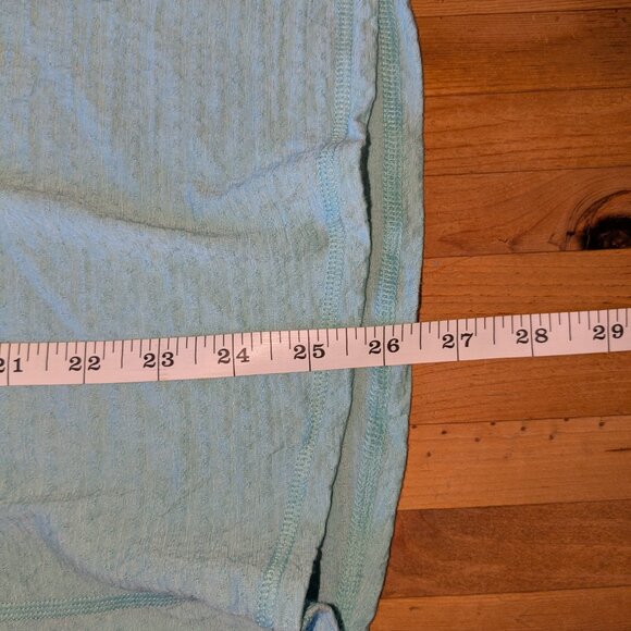 Smartwool Merino Sport 120 T-Shirt Women Med Tee Short Sleeve Crew Teal Blue - Picture 9 of 9